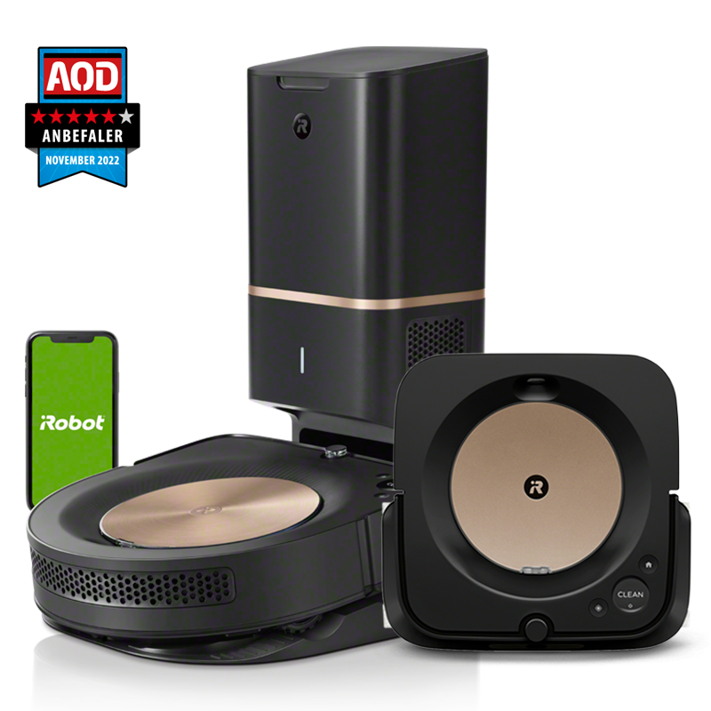 iRobot® Roomba® s9+ & Braava jet® m6 svart pakke
