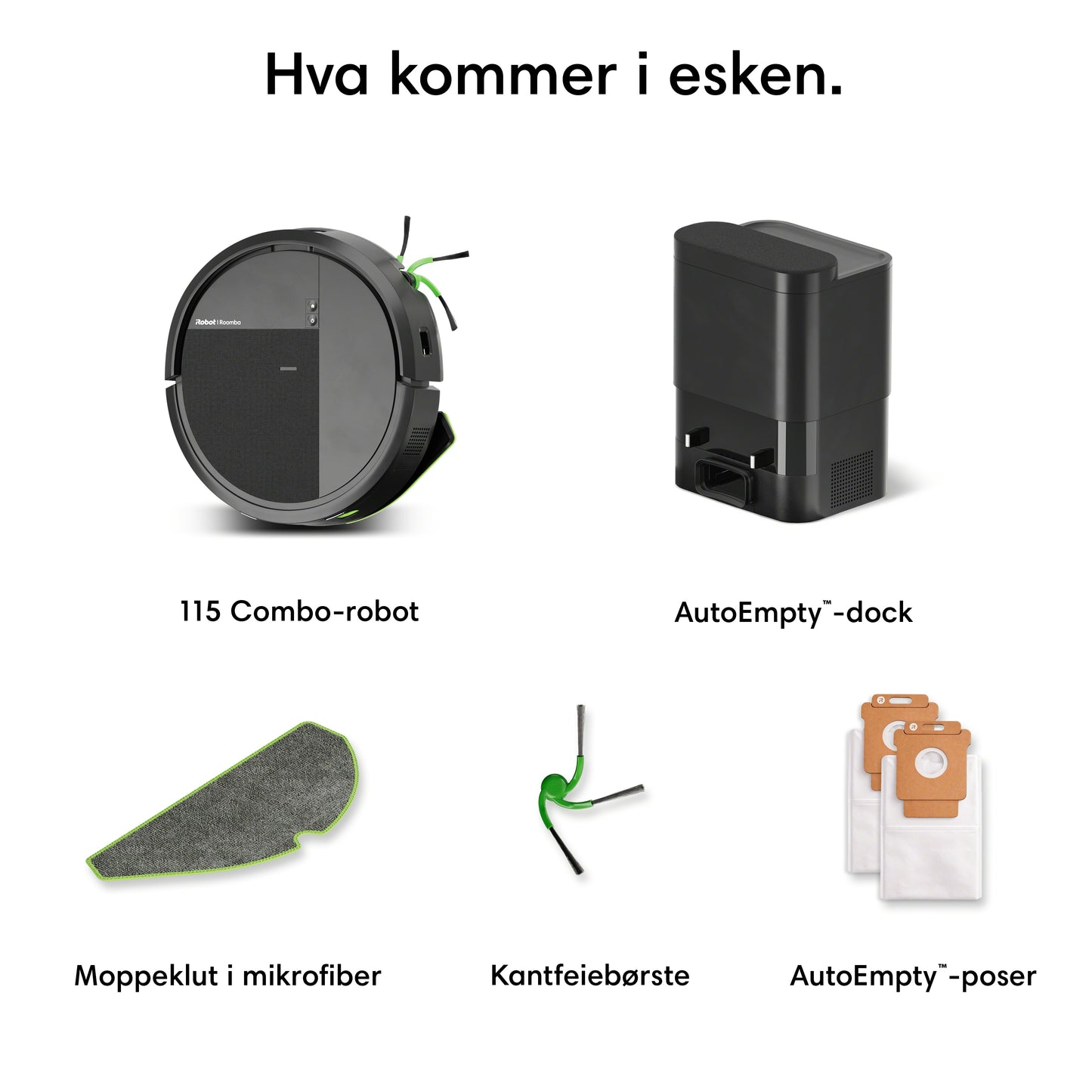 Roomba® 115 Combo-robot + AutoEmpty™-dock