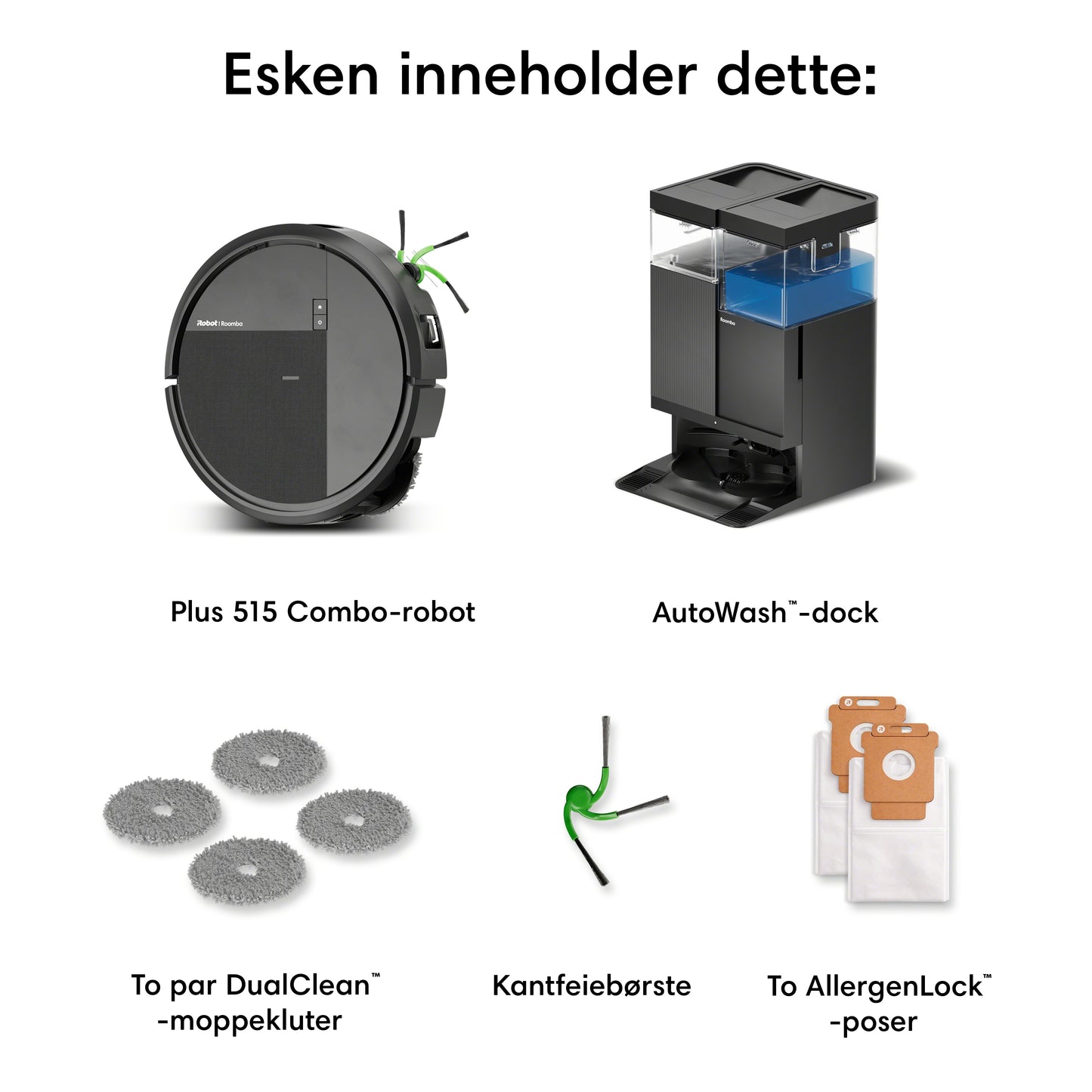 Roomba® Plus 515 Combo Robot + AutoWash™ Dock
