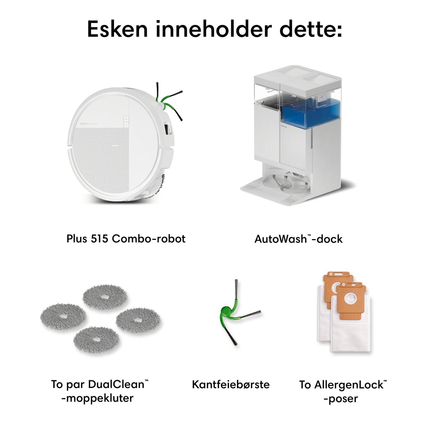 Roomba® Plus 515 Combo Robot + AutoWash™ Dock