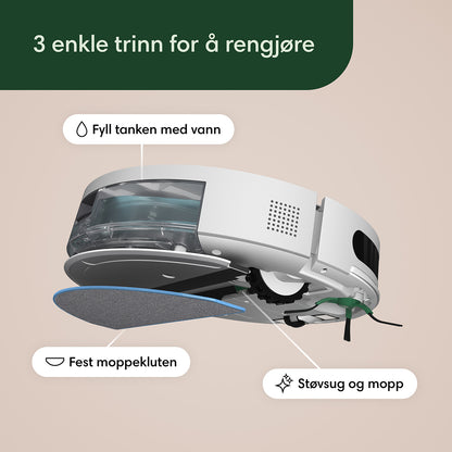 Roomba Combo® Essential robotstøvsuger og -mopp hvit