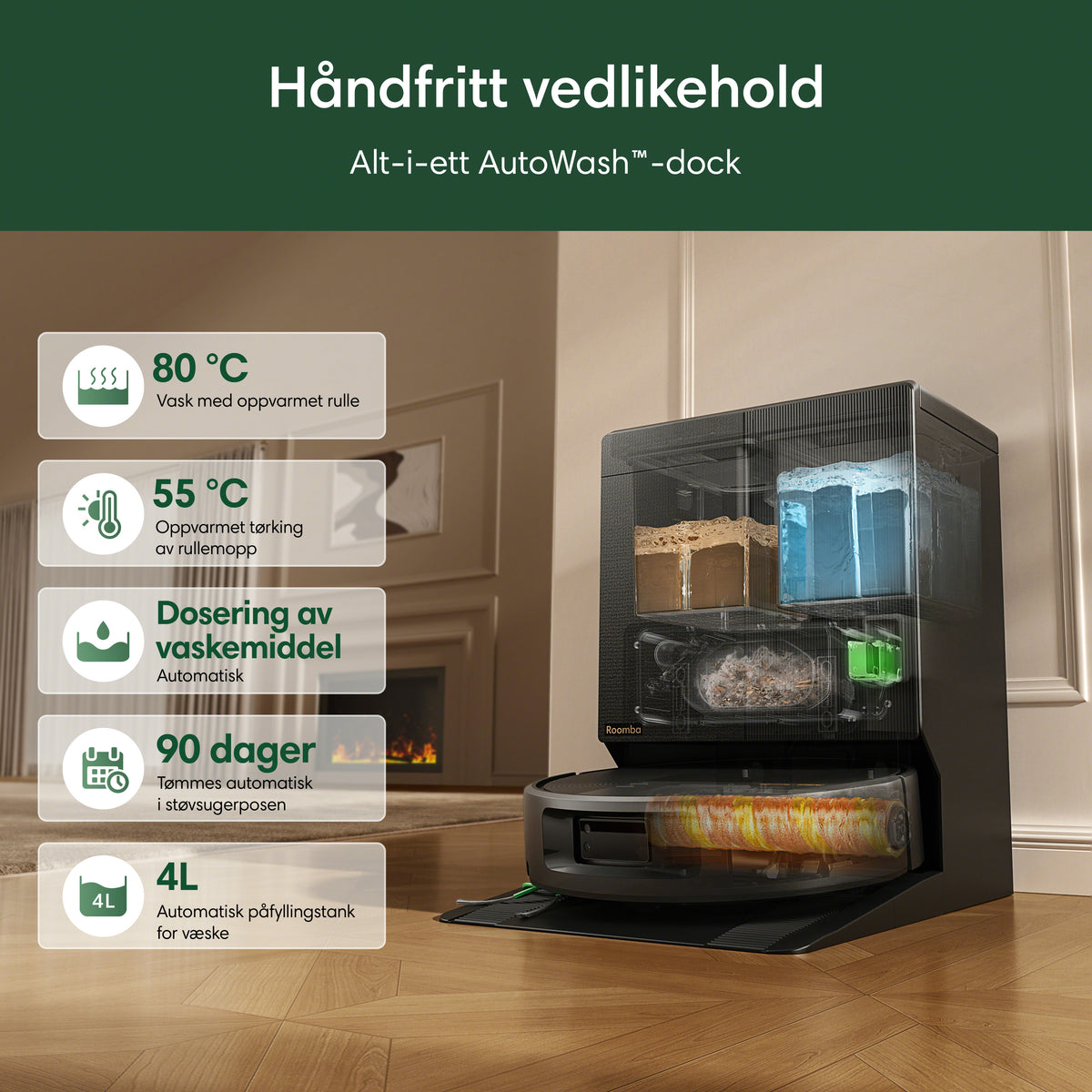 Roomba® Plus 675 Combo + AutoWash™-dock
