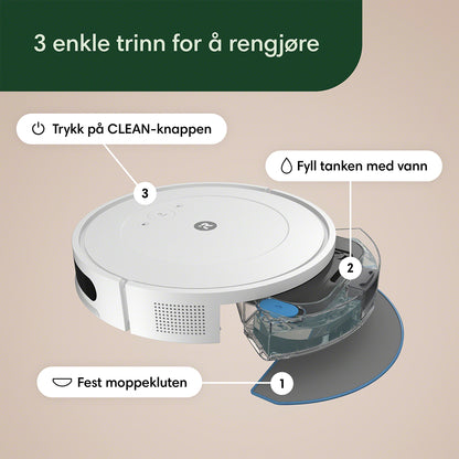 Roomba Combo® 2 Essential robot hvit + AutoEmpty™ dock base