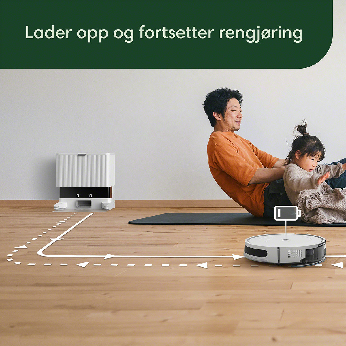 Roomba Combo® 2 Essential robot hvit + AutoEmpty™ dock base