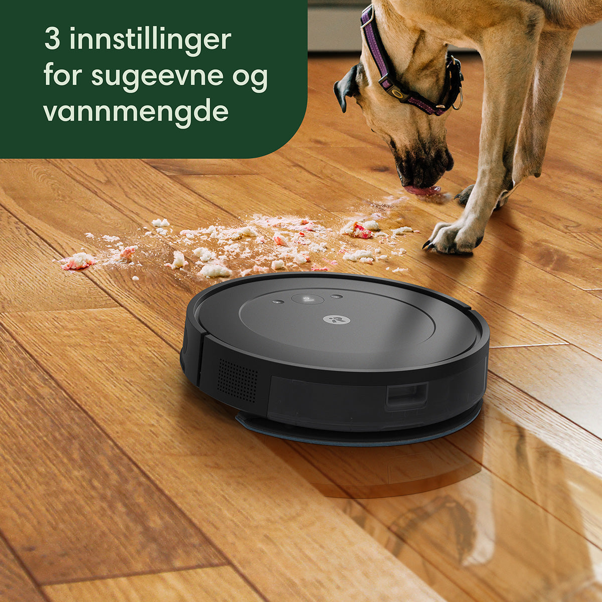 Roomba Combo® Essential robotstøvsuger og -mopp svart