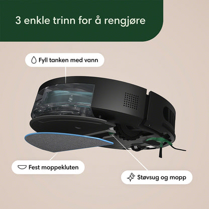 Roomba Combo® Essential robotstøvsuger og -mopp svart (demo)