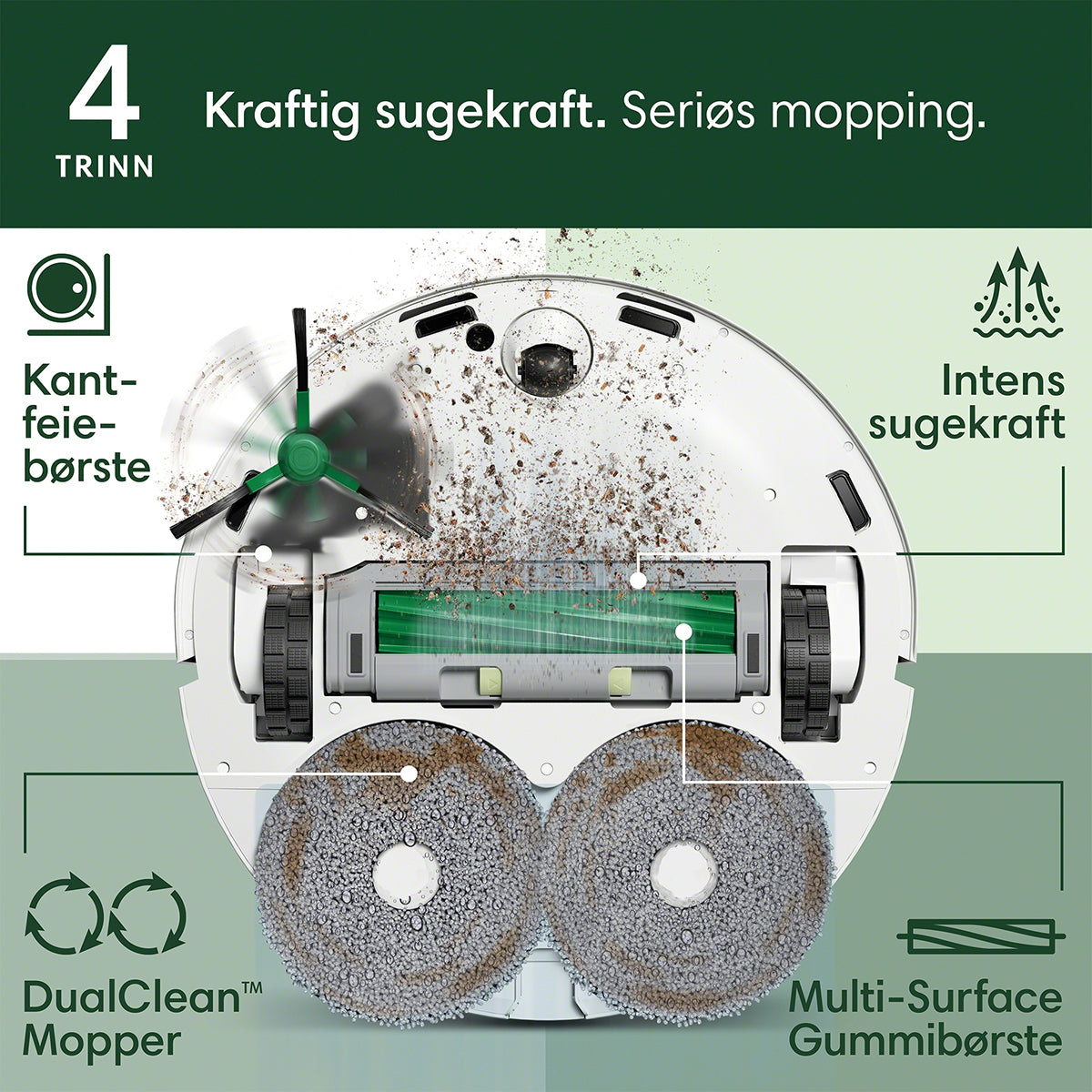 Roomba Combo® 405+ robotstøvsuger