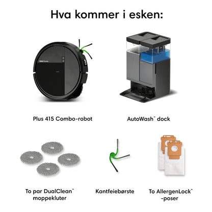 Roomba® Plus 415 Combo-robot + AutoWash™-dock