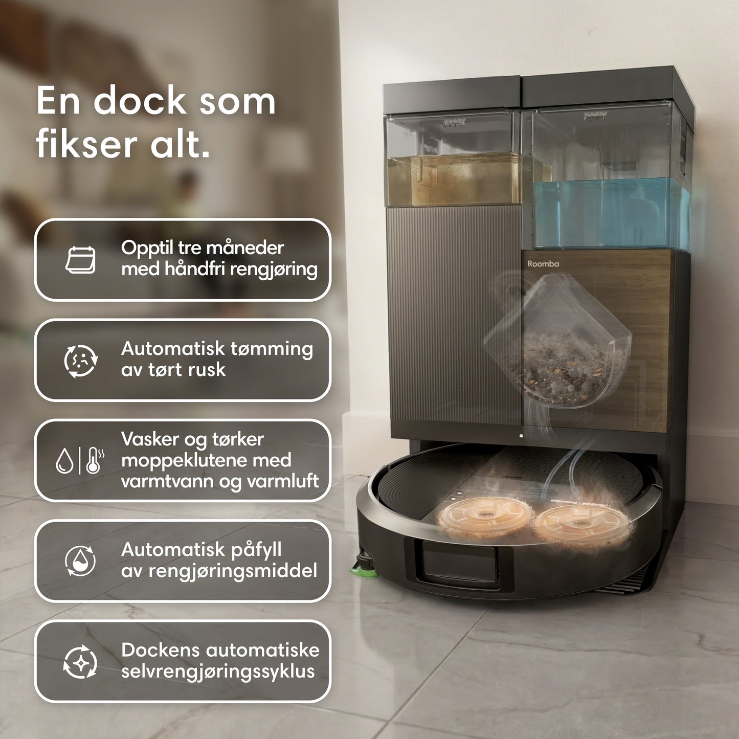 Roomba® Plus 575 Combo Robot + AutoWash™ Dock