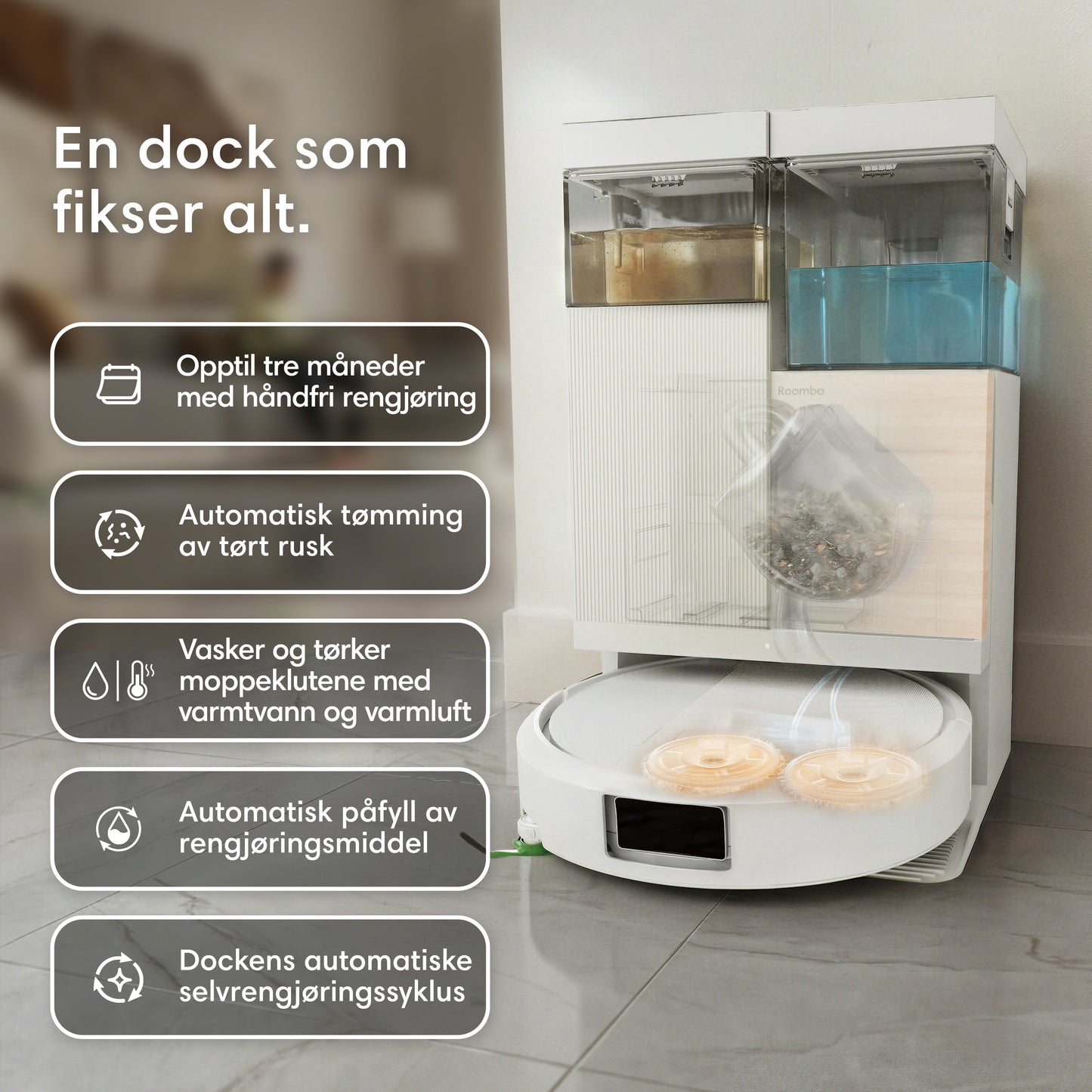 Roomba® Plus 575 Combo Robot + AutoWash™ Dock
