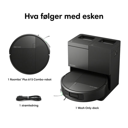 Roomba® Plus 615 Combo + Wash Only-dock