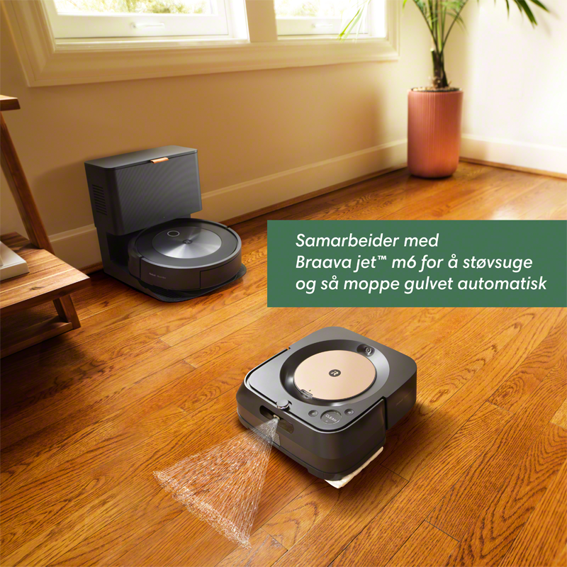 iRobot® Roomba® j7+ & Braava jet® m6 svart pakke