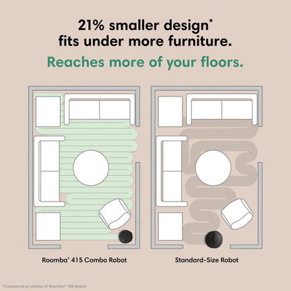 Roomba® Plus 415 Combo-robot + AutoWash™-dock