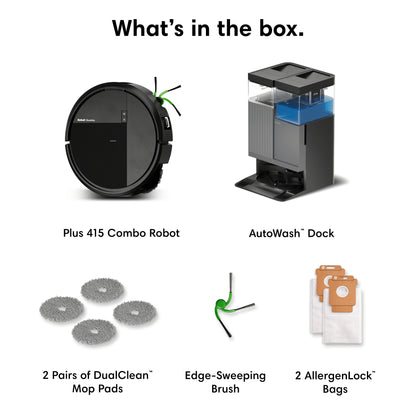 Roomba® Plus 415 Combo-robot + AutoWash™-dock