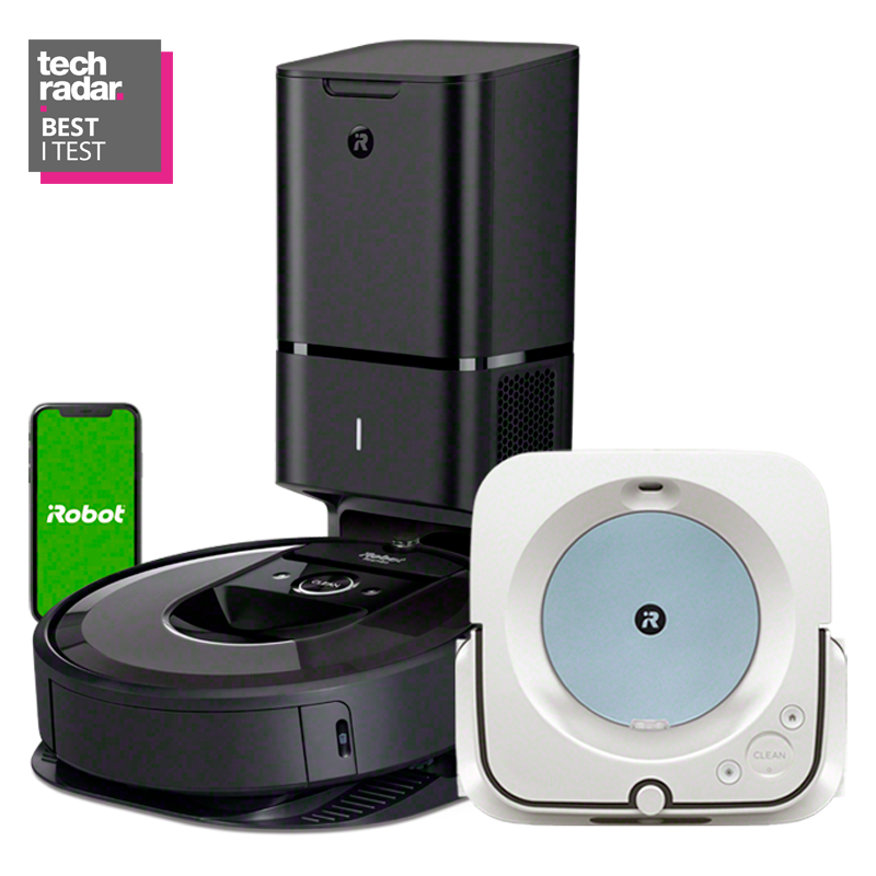 iRobot® Roomba® i7+ & Braava jet® m6 hvit/blå pakke