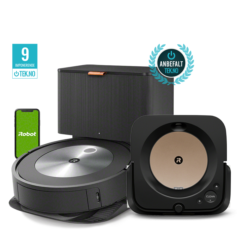 iRobot® Roomba® j7+ & Braava jet® m6 svart pakke