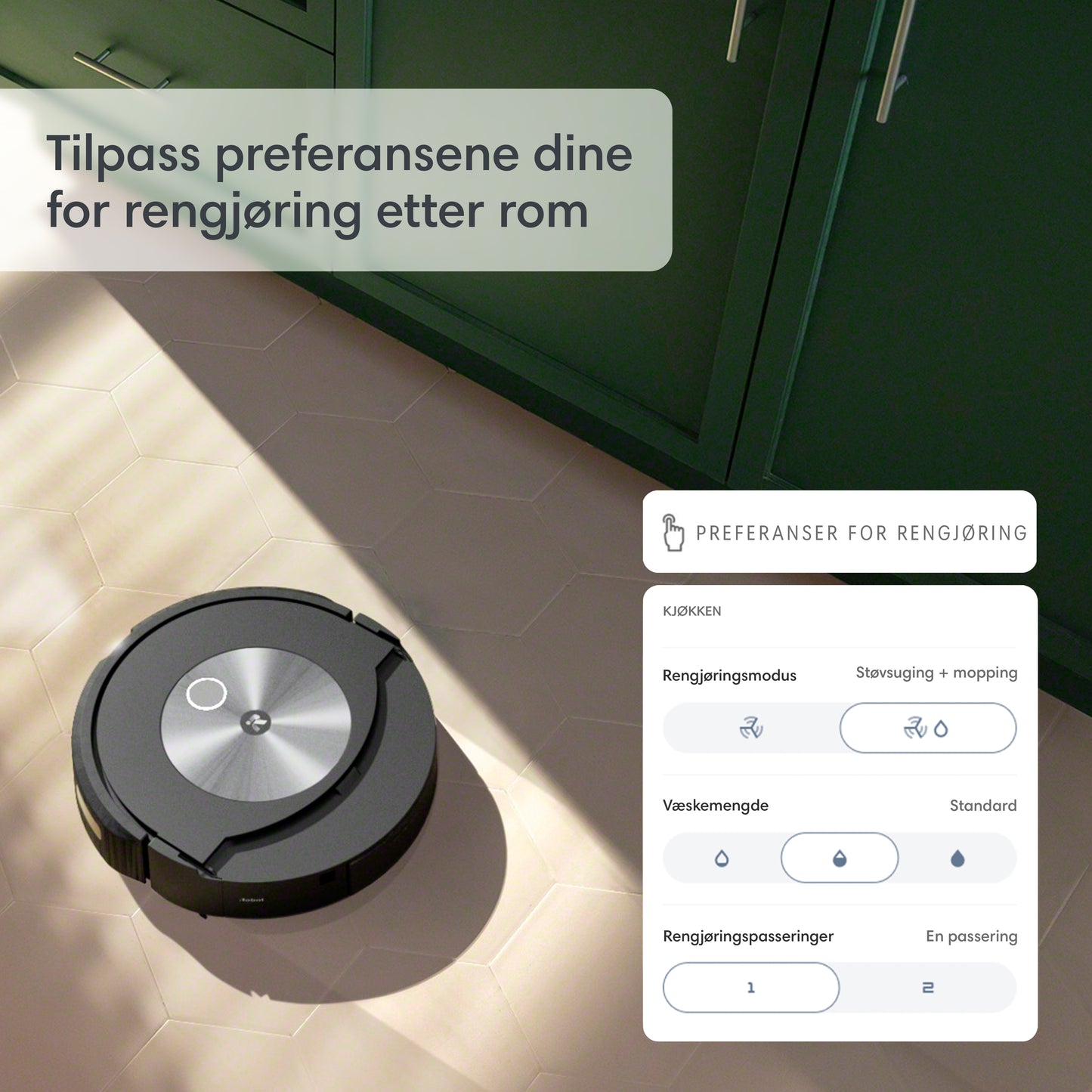 Roomba Combo® j7 robotstøvsuger og -gulvmopp